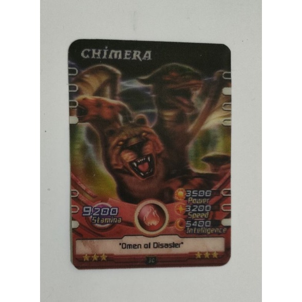 Kartu Mythical Lords Three Star Card "Chimera"