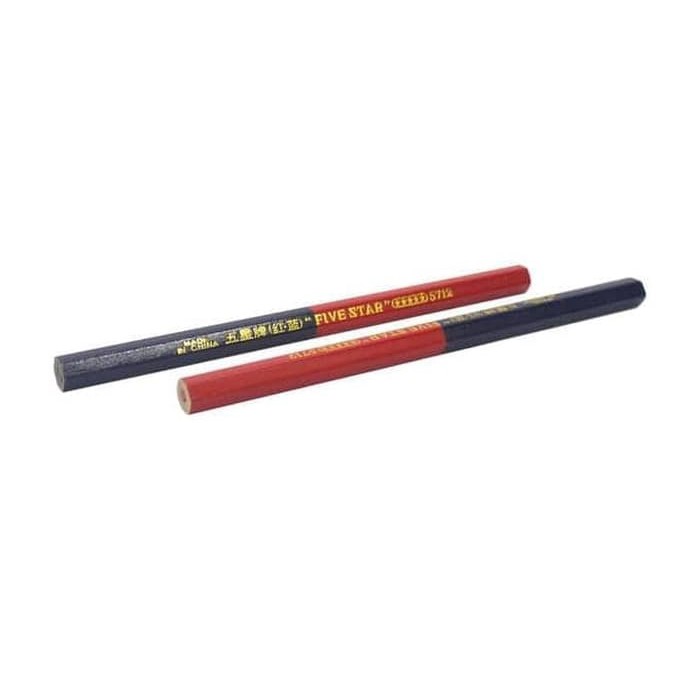 1pcs Pensil Pola Merah Biru merk Five Star