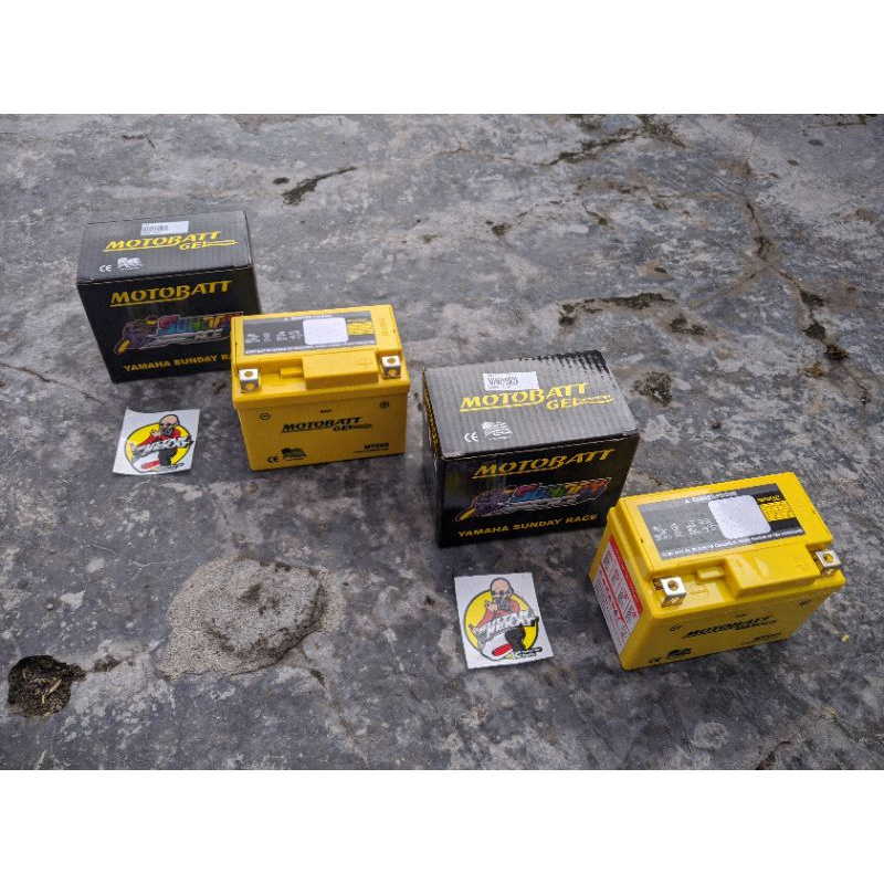 Aki kering motobatt gel aki Motor Mottobat MTZ5S dan MTZ6S