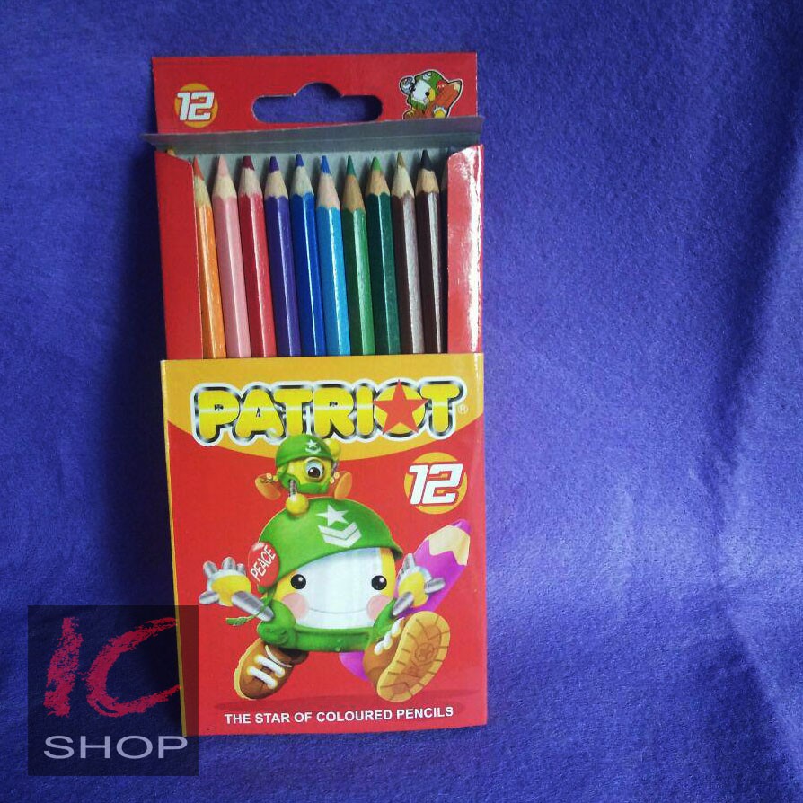 pensil warna patriot 12w pendek-1