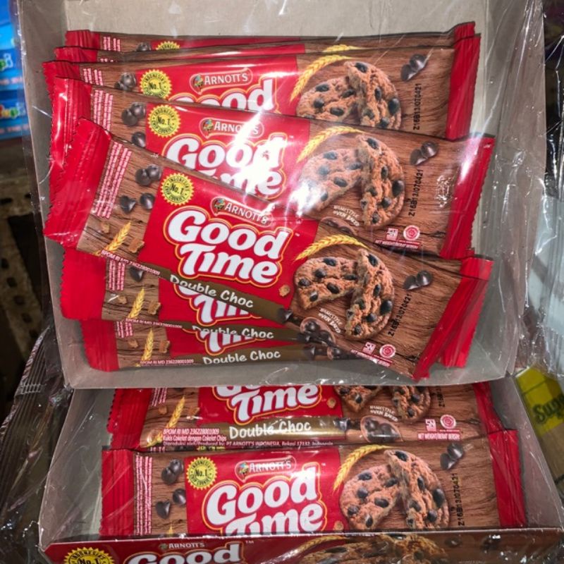 

Biskuit good time coklat chip makanan jajanan 1000