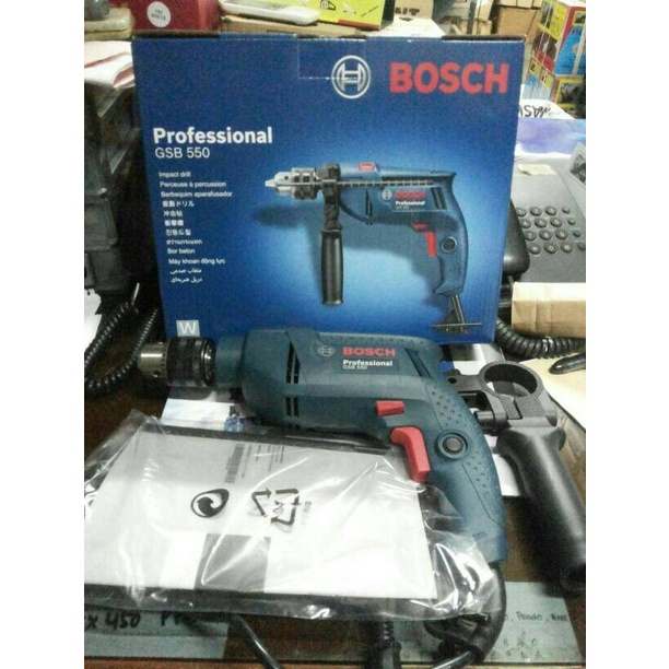 MESIN BOR TEMBOK BOSCH GSB 550 / IMPACT DRILL BOSCH GSB550