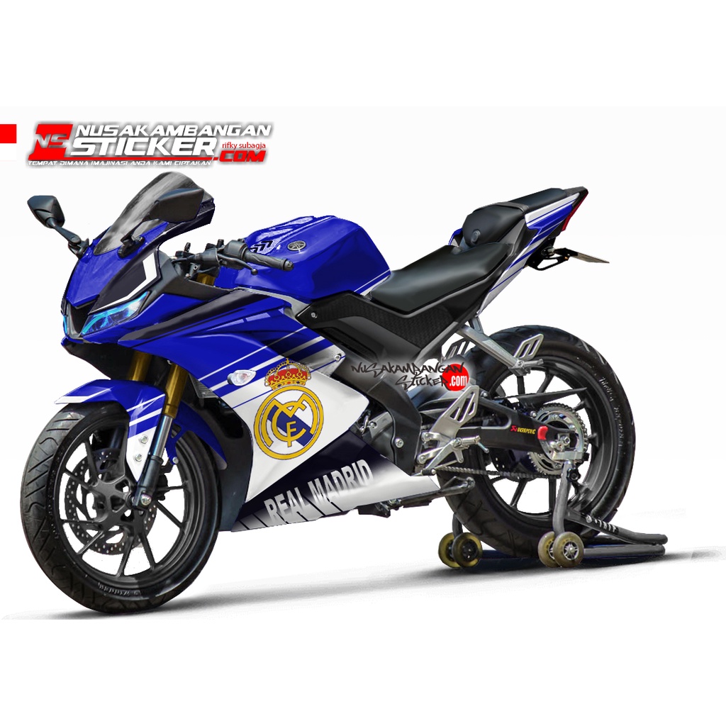 Stiker R15 V3 RM Biru 2 Fullbody