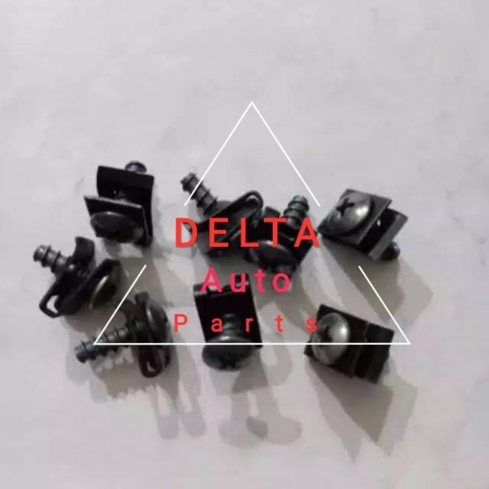 BAUT KLIP BODY HONDA/BAUT KLIP BODY MOTOR HONDA/HARGA UNTUK 10 PCS ATAU 10 BAUT KLIP
