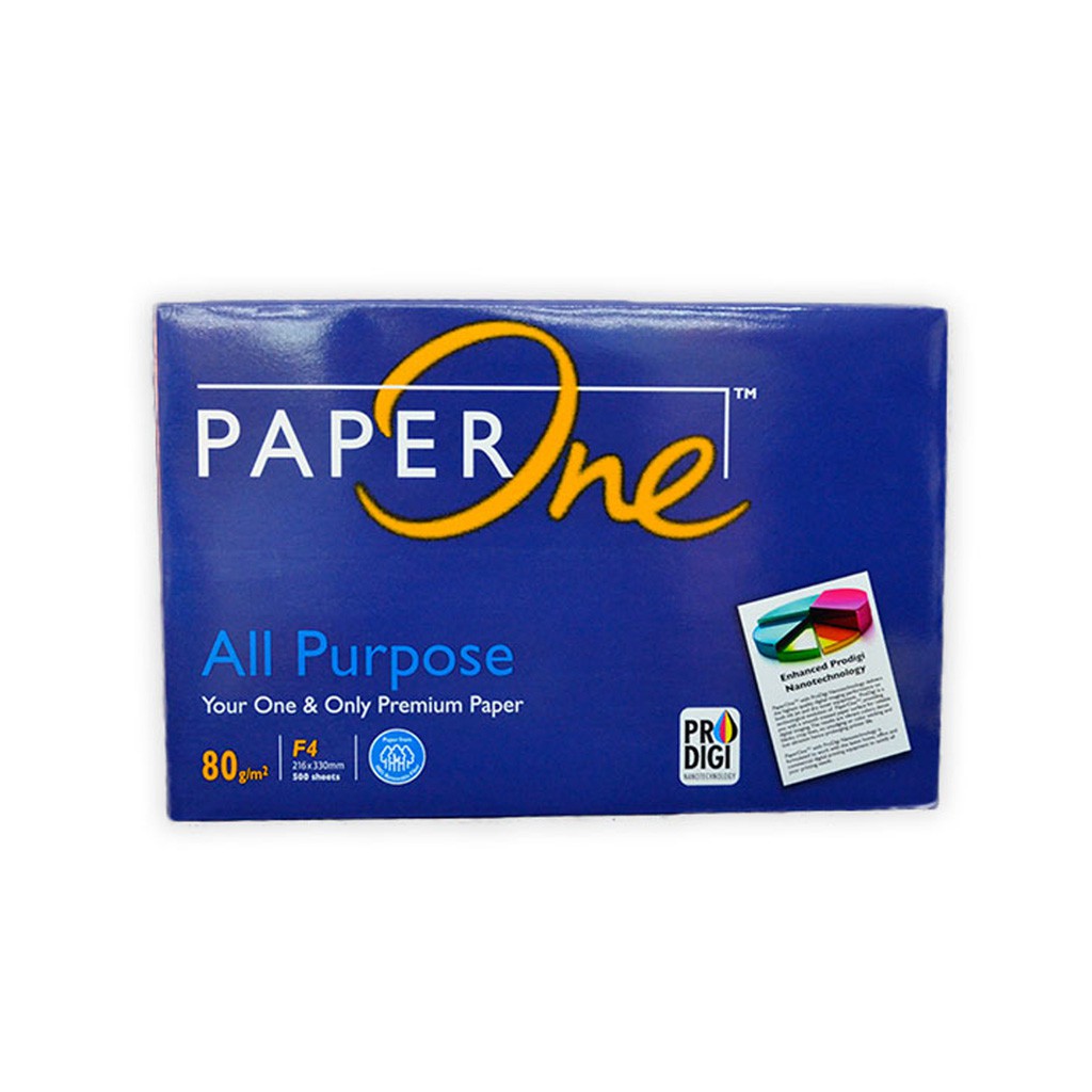 Paper One Kertas Print/Fotocopy F4 80Gr | Shopee Indonesia