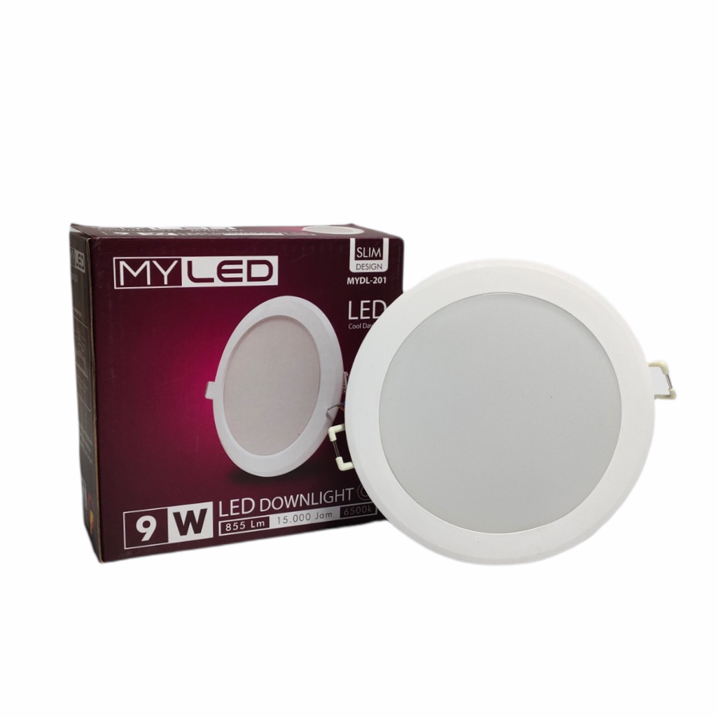 MYLED Lampu LED Downlight 9 Watt - Cahaya Putih