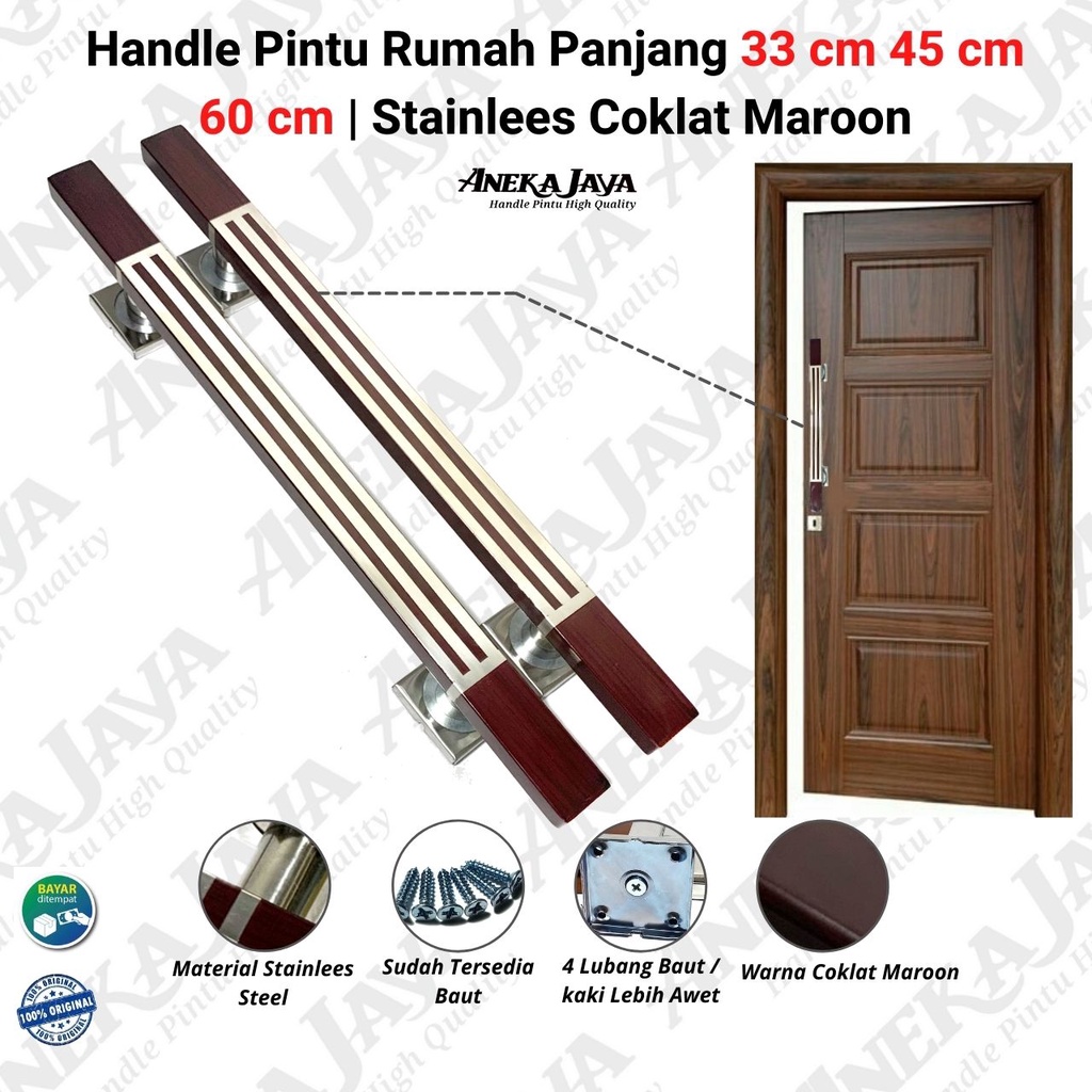 4 Gagang pintu rumah 2 pasang handle pintu rumah / Tarikan pintu rumah minimalis terbaru murah / Pegangan pintu rumah terbaru minimalis murah