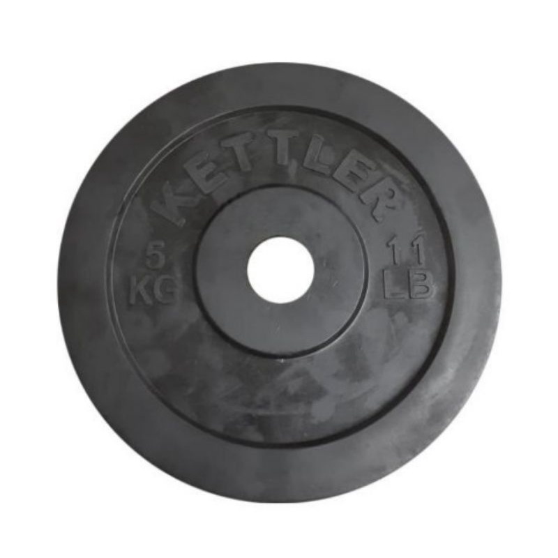 Kettler Rubber Weight Plate 5 kg / Piringan Barbell Karet 5kg