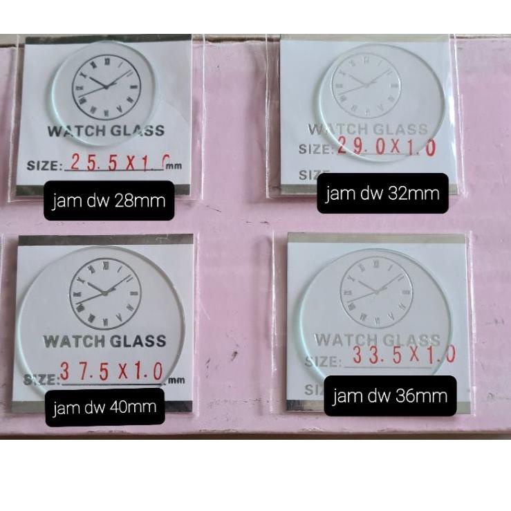 Diskon lagi KACA JAM TANGAN DW WATCH GLASS DW (BISA UNTUK JAM LAIN JUGA) ukur jamnya terlebih dahulu