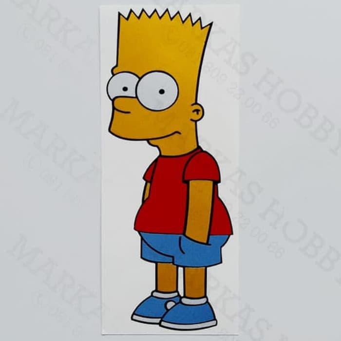 

Stiker / Sticker Simpson Bart Character