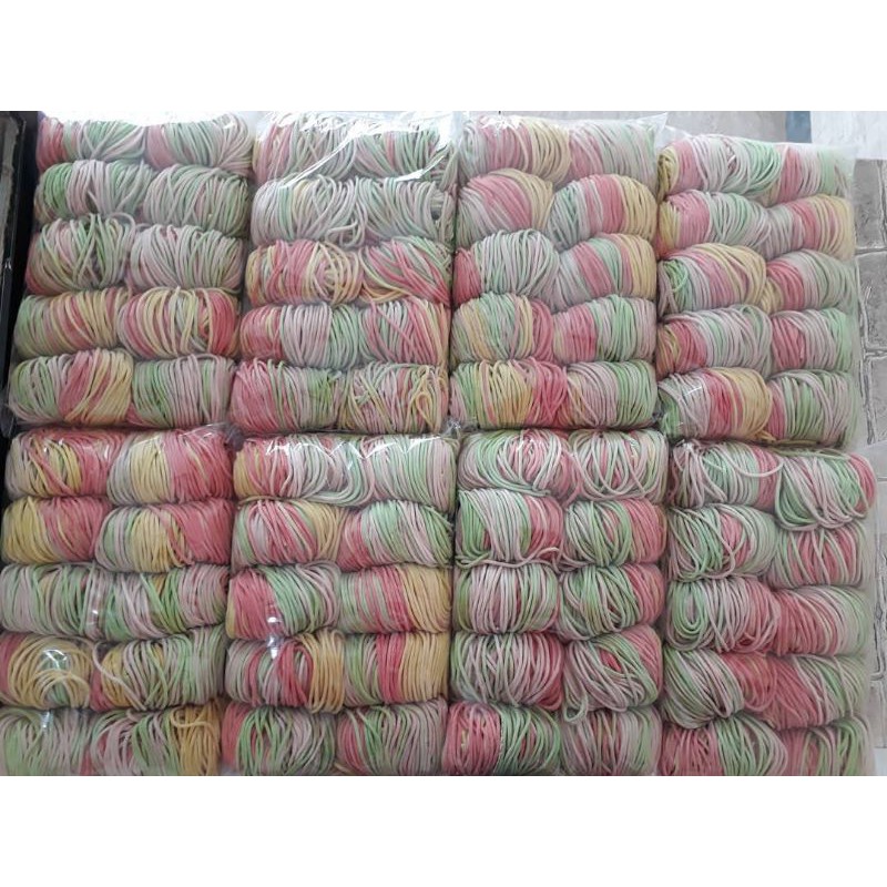 

Mie Telur/mie mentah/mie rainbow