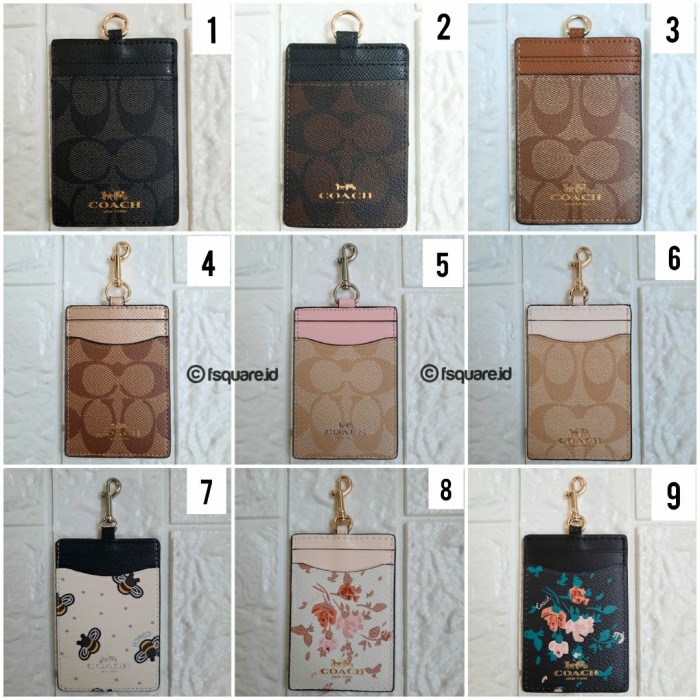 

Id Card - Coach Id Lanyard Card Holder Tag Tali Name Gantungan Kartu Organizer