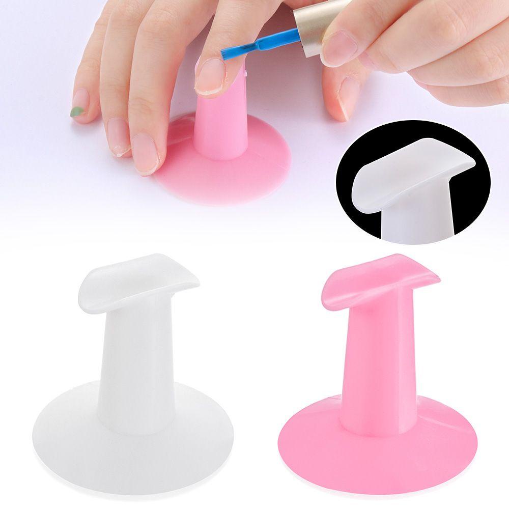 R-flower 2Pcs Nail Art Finger Stand Perawatan Kuku DIY Support Holder Manicure supplies Painting Finger Rest