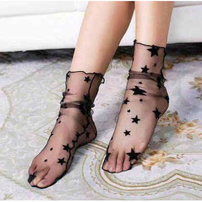 Kaos Kaki Renda Serut Dewasa Korean Shoes