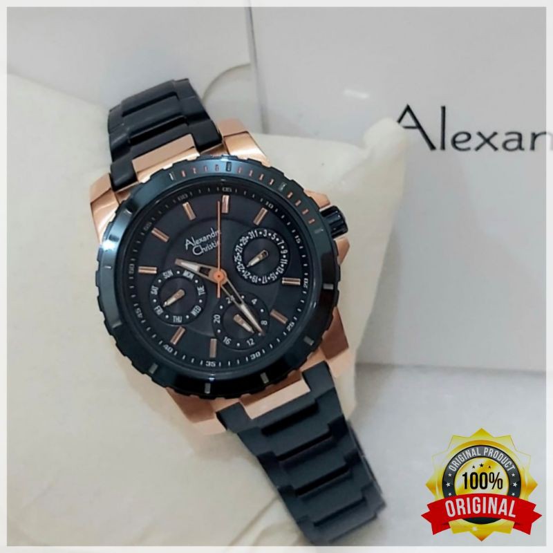 Alexandre Christie 6141 Blue Navy Alexander Christie Wanita Original