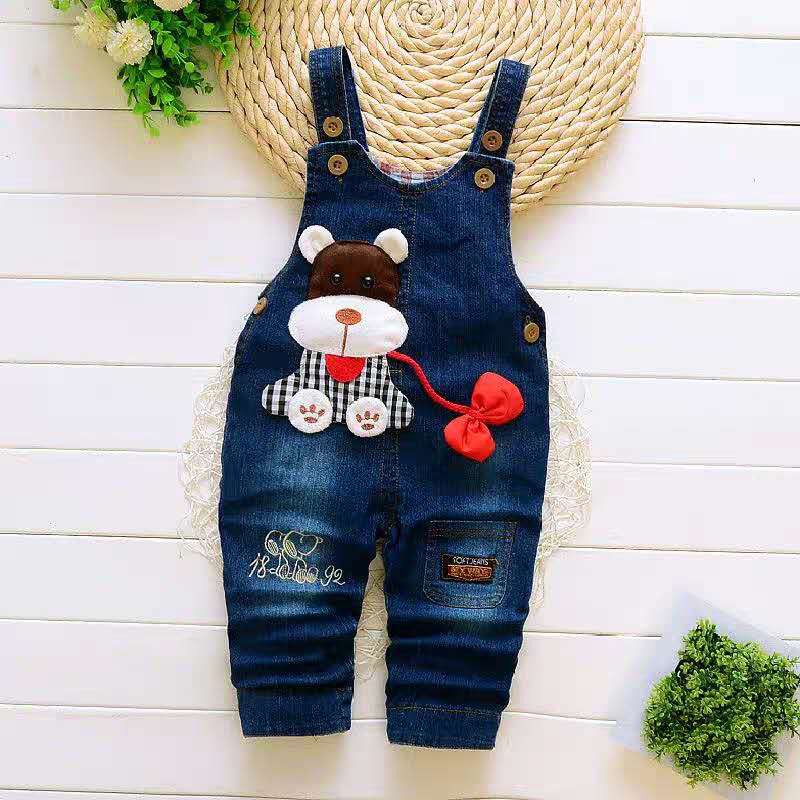 Jumpsuit Overall  Celana  Jeans Anak  Cewek Cowok umur 2 6 