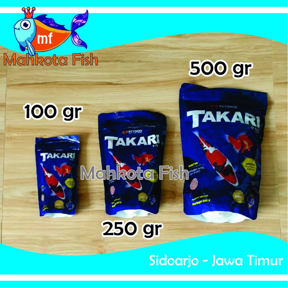 TAKARI 500 gr | Pakan Ikan TAKARI 500gr | Makankan Ikan | Pelet Ikan Hias Takari