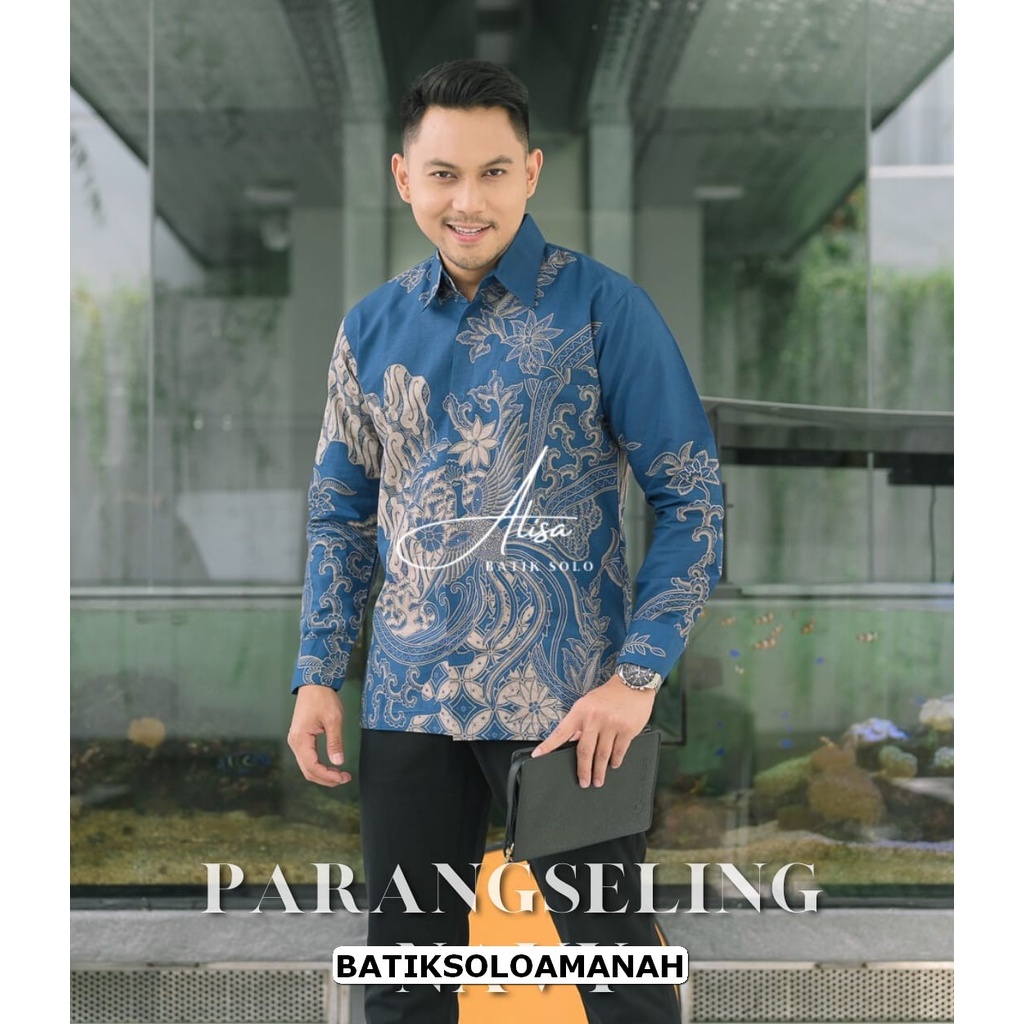 PARANG SELING NAVY ALISA KEMEJA BAJU BATIK PRIA SOLO LENGAN PANJANG PENDEK LAPIS FURING ATASAN BATIK PREMIUM MODERN KATUN HALUS BATIKSOLOAMANAH RAJASAKTI UKAIL DILLAN MARTOWIRO ALJAYA SM SE ANJANI RENJANA RAFANDA ASMARA NGUDI RAHAYU KANAYA FLORIST ALETHEA