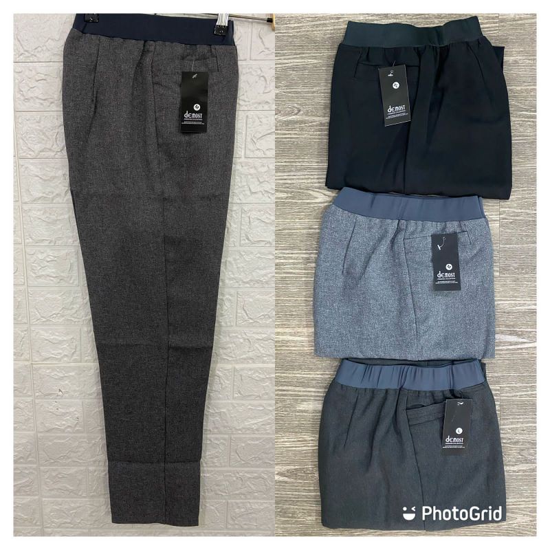 celana kantor demost karet