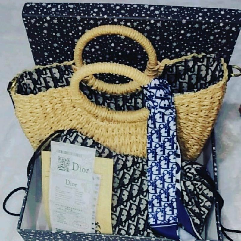 tas dior rotan