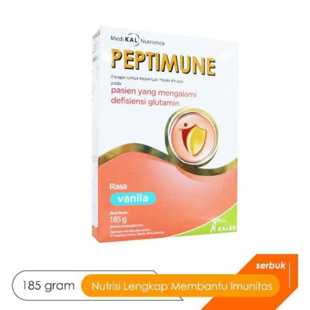 

[185 Gram] PEPTIMUNE RASA VANILLA - NUTRISI OPTIMALKAN SISTEM IMUN TUBUH 185 GR