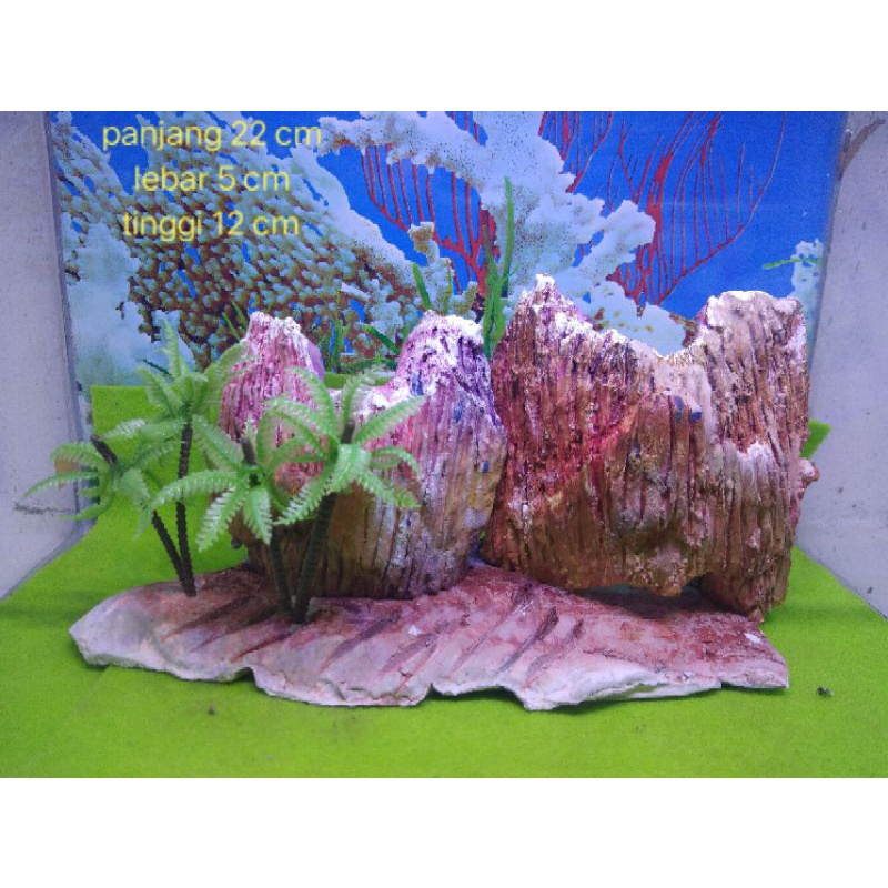 asesoris hiasan aquarium