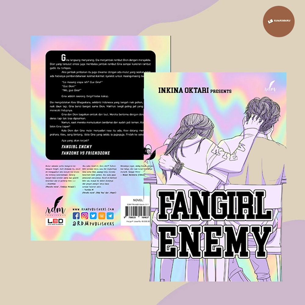 Buku Novel Fangirl Enemy