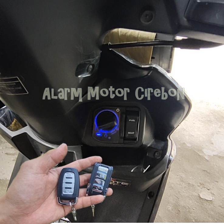 Keyless Honda Vario 110 FI Pakai Modul Alarm Universal Kontak Vario 150