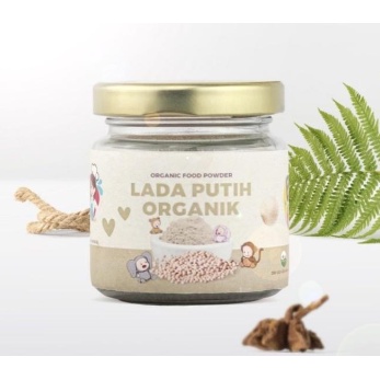 Bumbu Bunda Elia - Organic Food Powder Rempah MPASI / Lada Putih Organil / Kaldu MPASI / Kaldu Bayi / Lengkuas Organik Kunyit Organik Lada Putih Organik / Non Gula / Non Garam / Non Pengawet / non msg