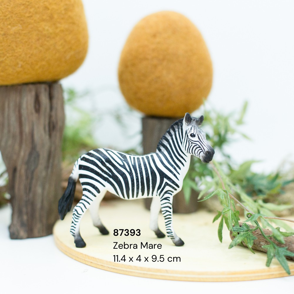 Mojo Fun Zebra Mare 87393 -  Wildlife Collection