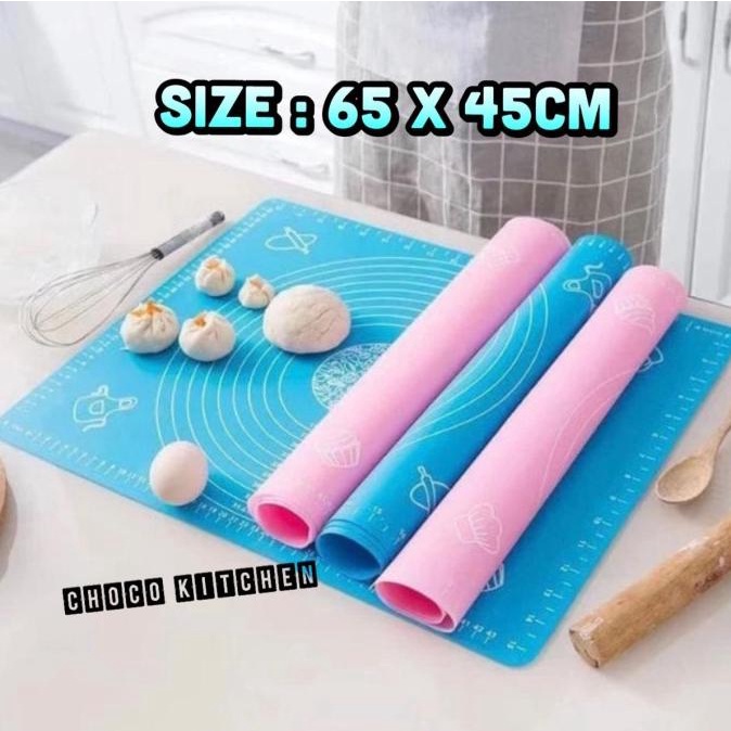 Alas Adonan Silikon Baking Mat Silicone Alas Adonan Kue Donat Pizza