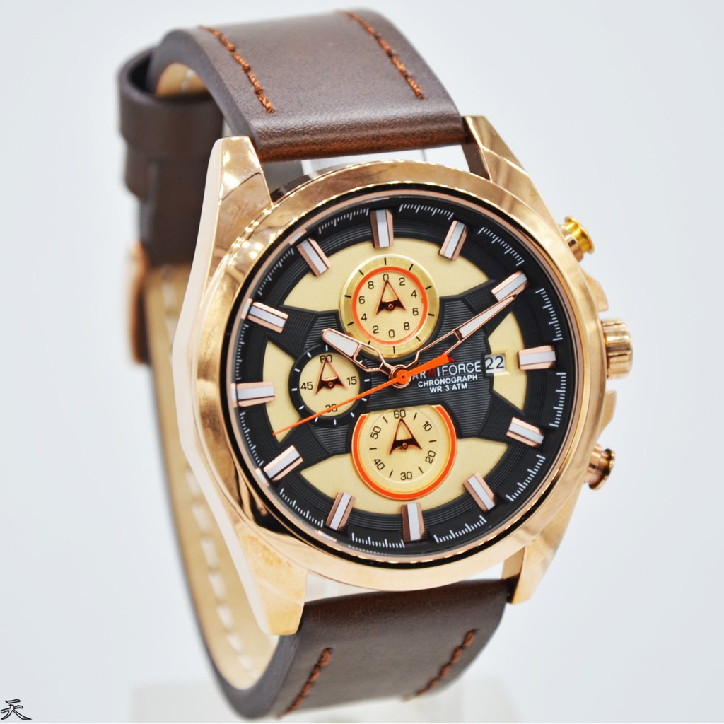 Jam Tangan Pria Armiforce AF8006MR Dark Brown