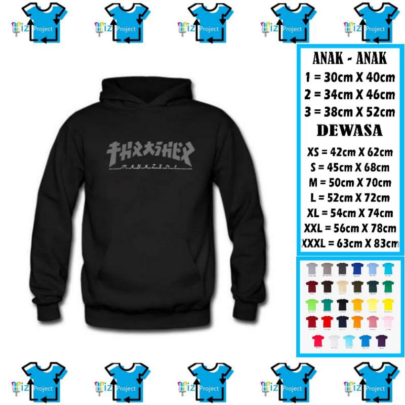 HOODIE SWEATER TRASHER MAGAZINE JAPAN