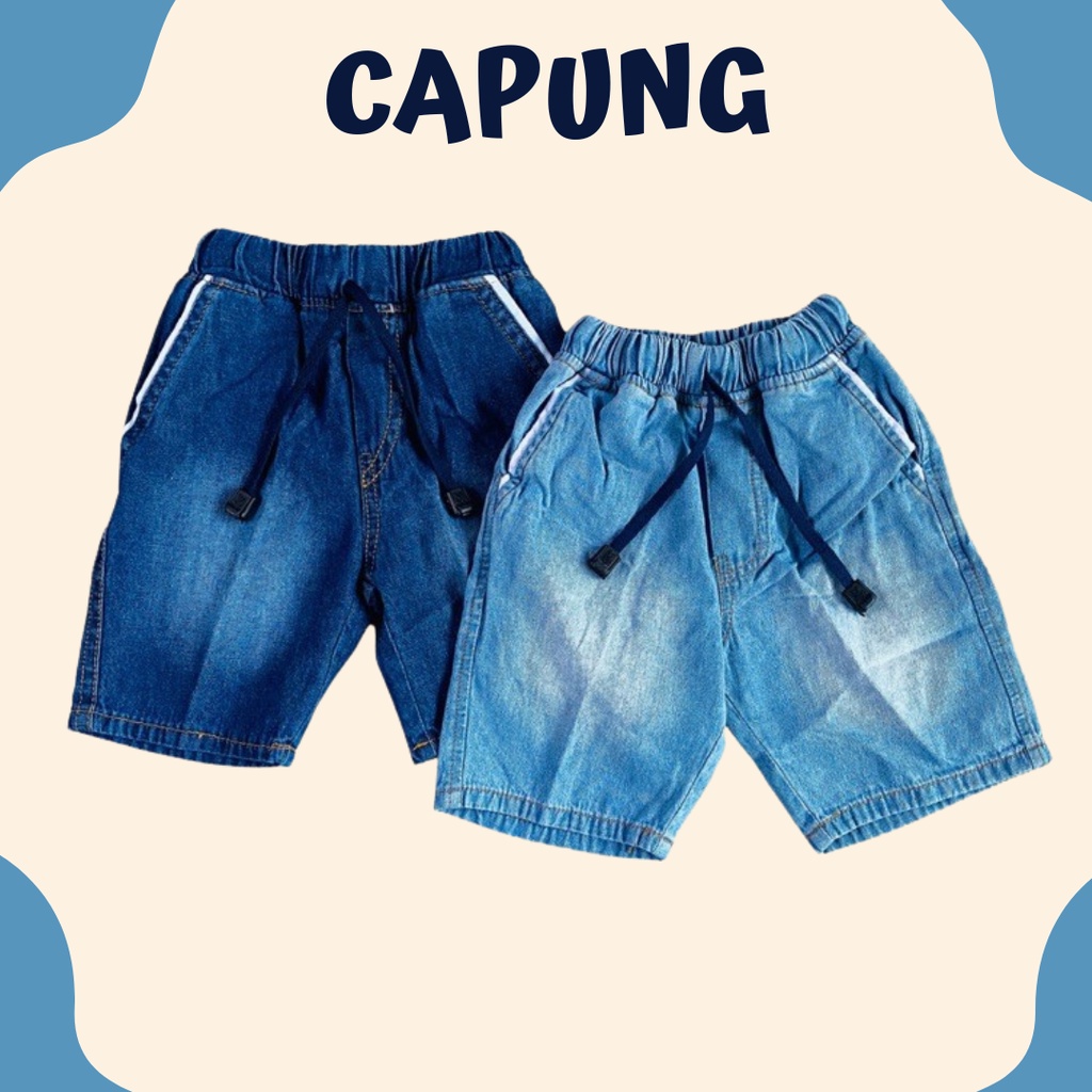 1-6TH JEANS CAPUNG CELANA PENDEK ANAK JEANS