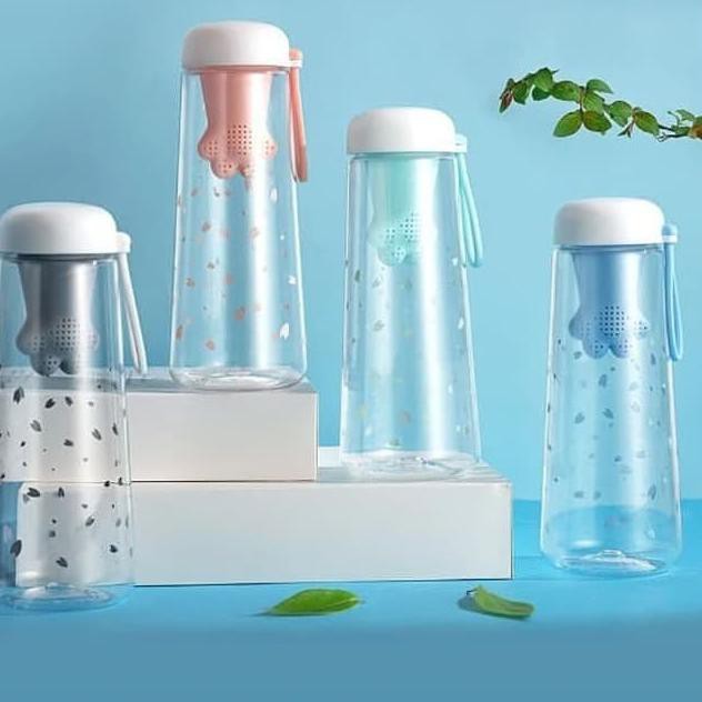 HARGA SPESIAL Botol Minum Paw Cat 550ml Cute Claw Tea Infuser Kucing Lucu Unik H264