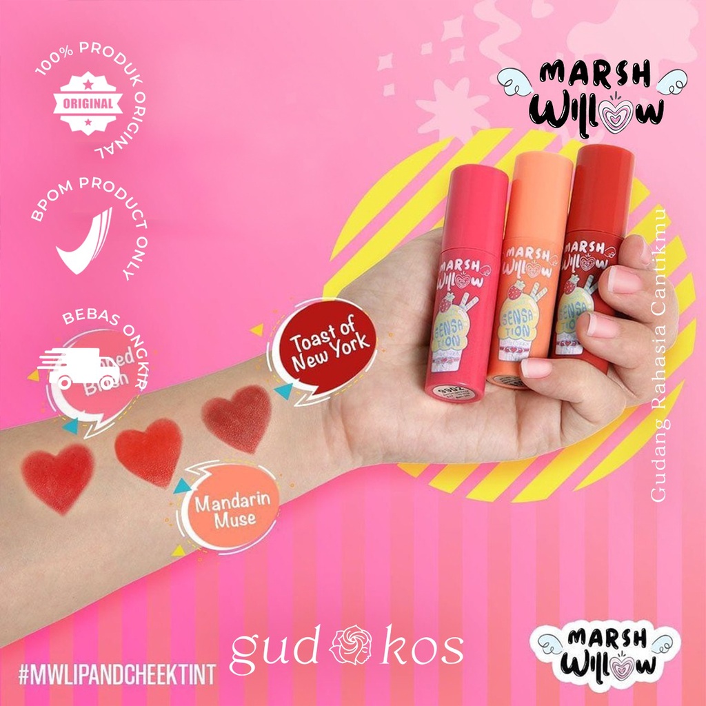 MARSHWILLOW Sweet Sensation Lip &amp; Cheek Tint By Natasha Wilona