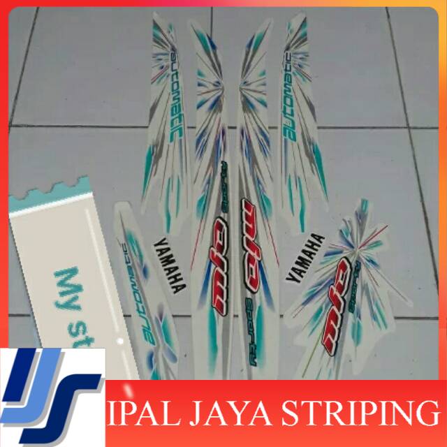 Stiker mio sporty 2008 putih