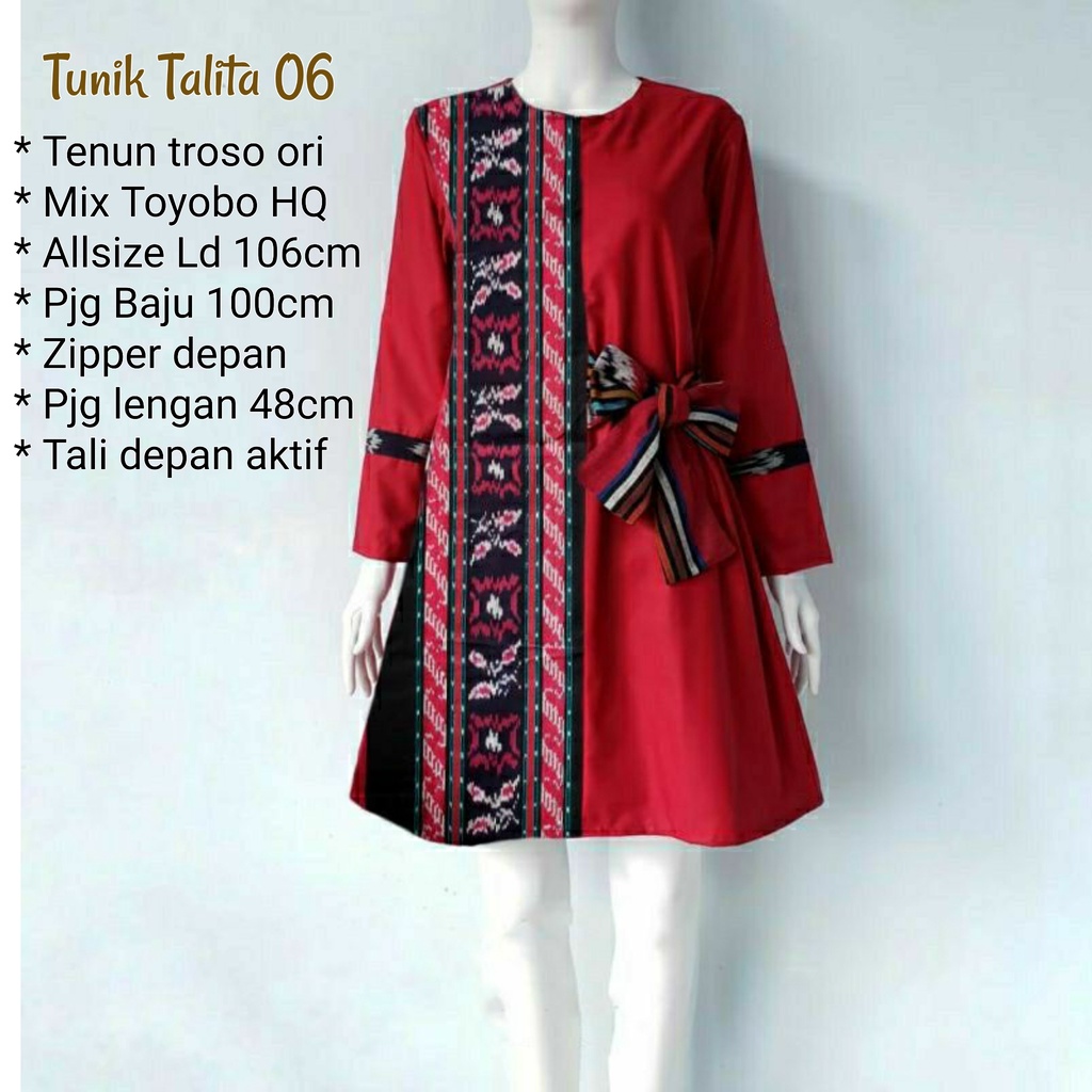 Tunik talita tenun troso mix toyobo  best