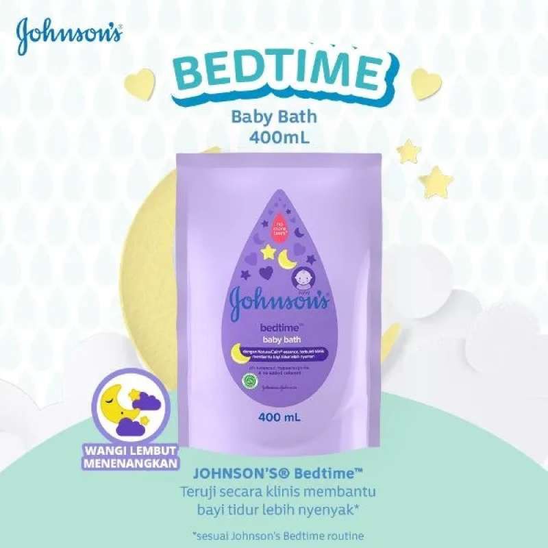 Johnson's Bedtime Baby Bath (Sabun Mandi Cair) 400 ml Refill