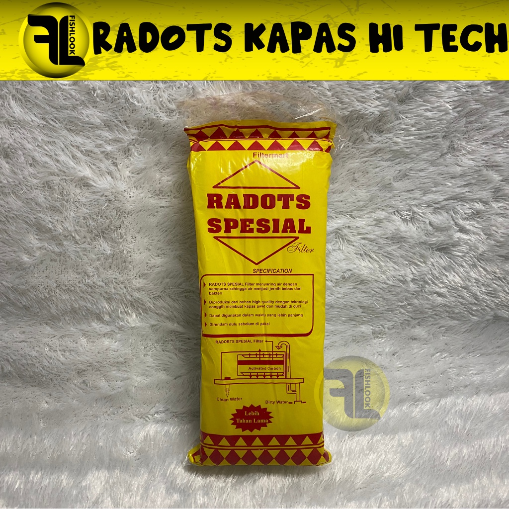 Kapas Hitech Kecil Dakron Busa Filter Aquarium Hi-Tech