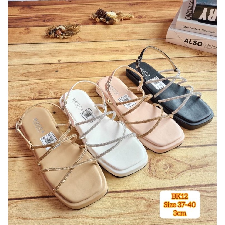 ABBUSHOES Bk 12 filp pop premium import saenara 3cm