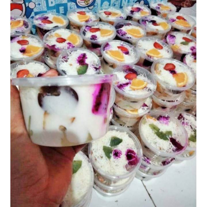 

SALAD BUAH SUPER CREAMY/Lumer 400ml/fruit salad mammi adrian