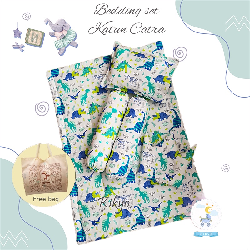 Bedding set baby dinosaurus / baby bedding / bedding set bayi