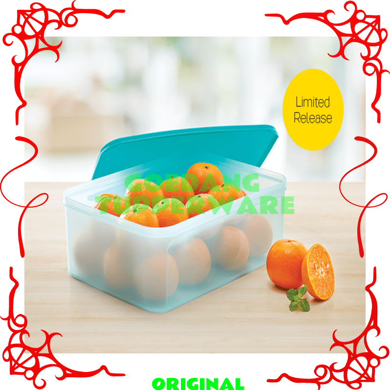 Toples Jumbo Tupperware Original-Tempat Sayur Buah-Wadah Kulkas Plastik