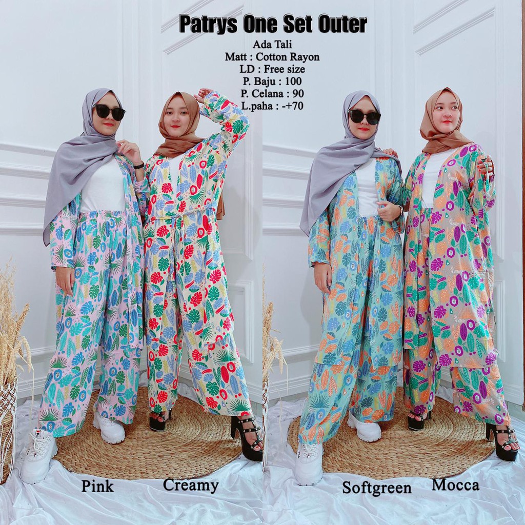 ALL ONE SET OUTER RAYON MOTIF PATRYS ARIANA LOREA