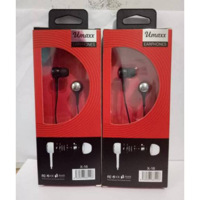 earphone umaxx ori headset umaxx typr X-16 HI-FI SOUND