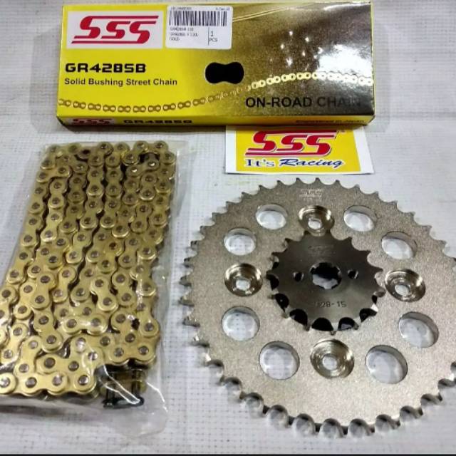 Gear set SSS supra x 125 kharisma 125