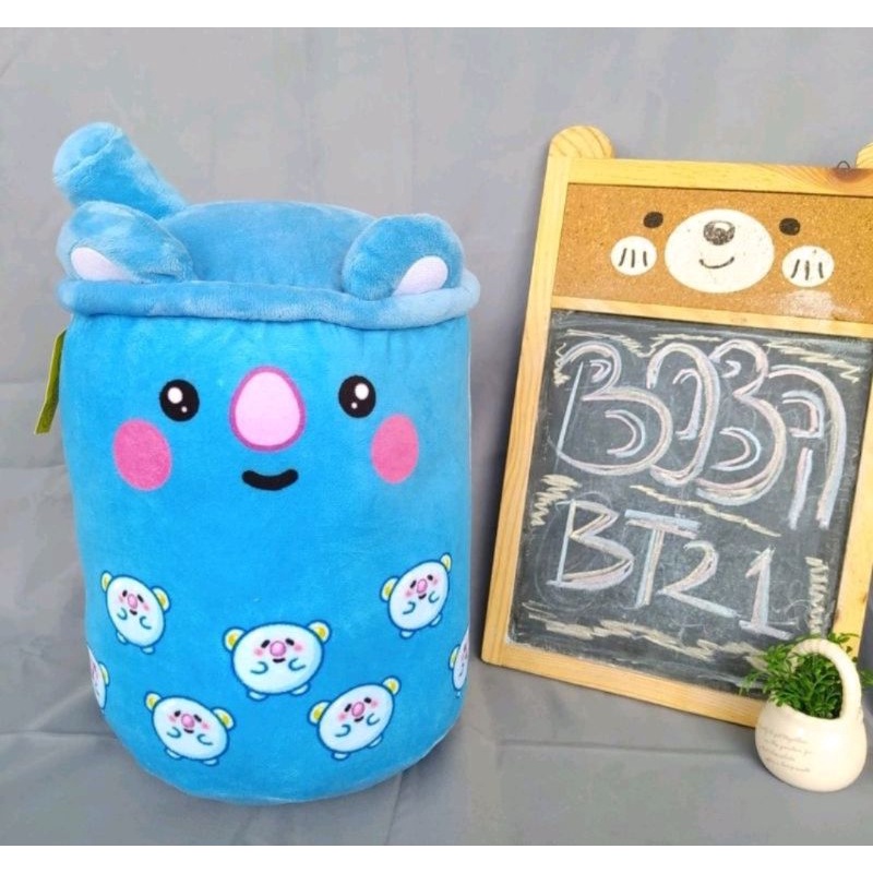 BONEKA BOBA BTS LAMPU LED / CHOKY LED / CHIMY LED /  BUBBLE MILK TEA / BTS JUMBO / BONEKA JUMBO