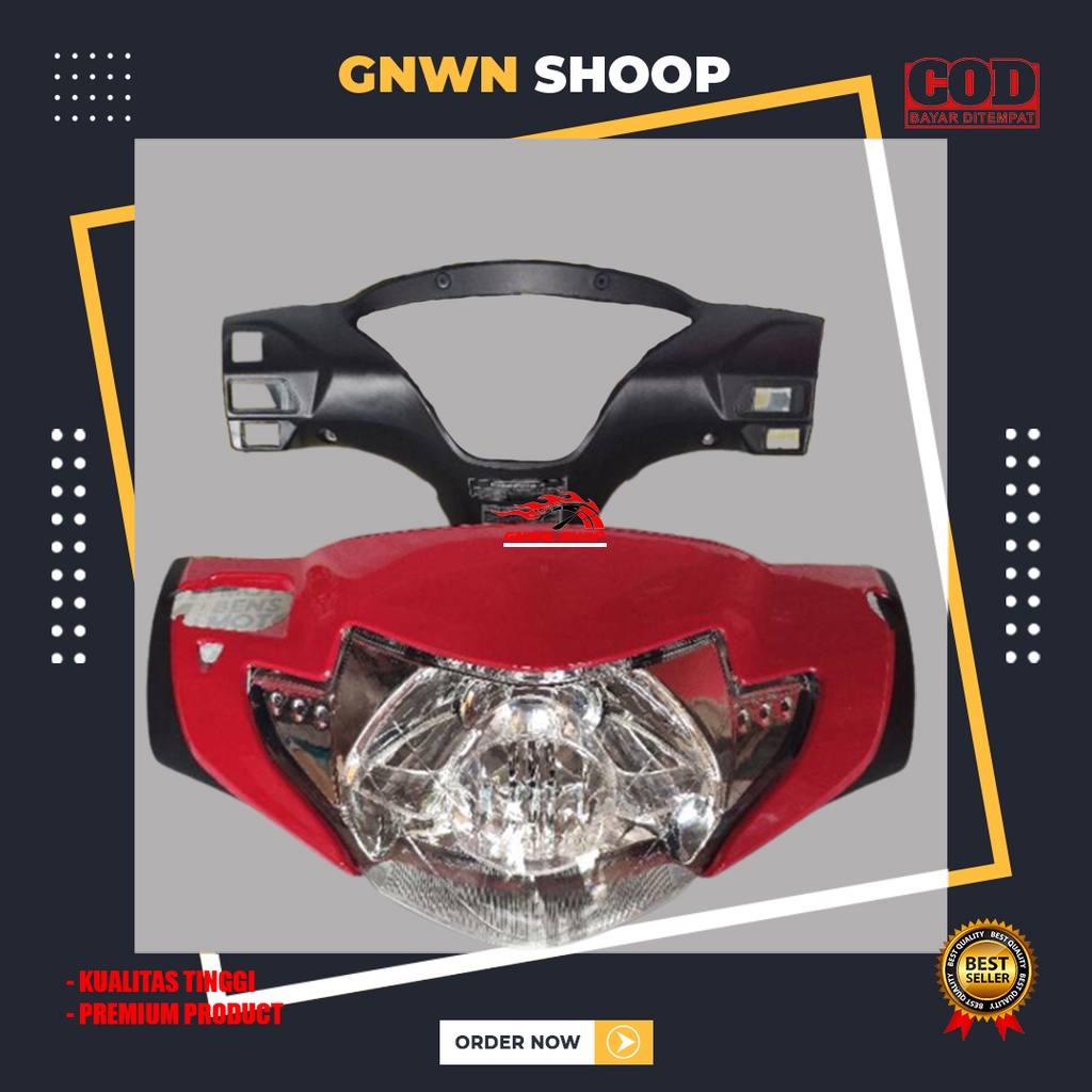 Batok Kepala Depan Supra X 125 Lama - full Set Reflektor Lampu Depan Supra X 125 Lama Murah