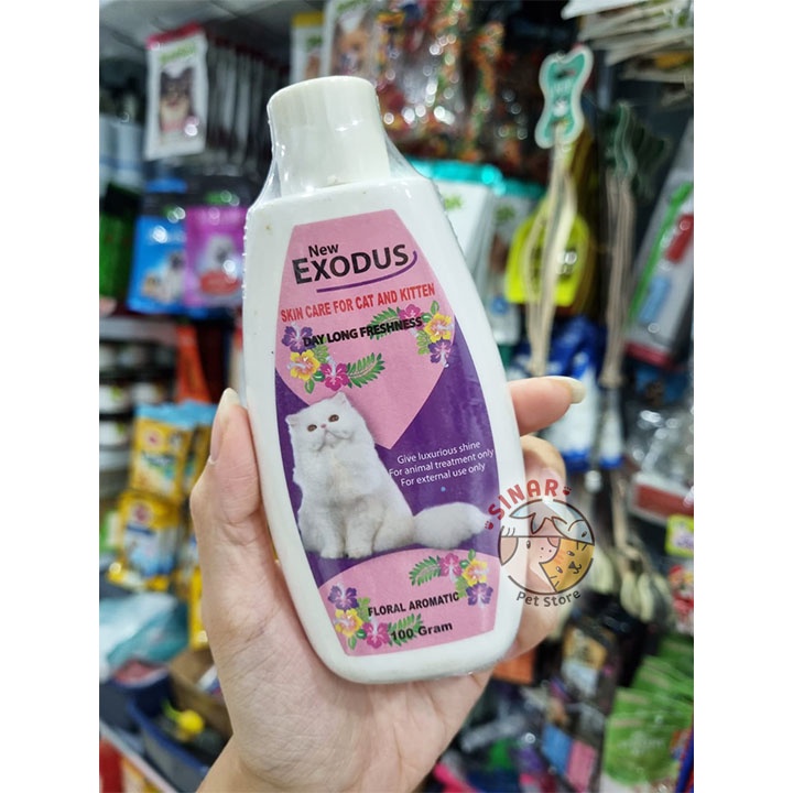 Bedak Wangi Exodus Cat 100GR Kucing Aromatic